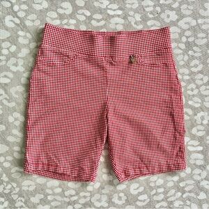 Tommy Hilfiger size 14 stretch gingham bike shorts